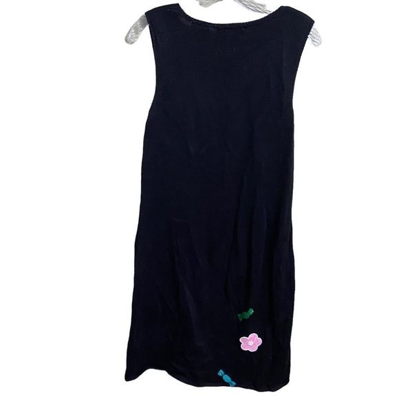 Micheal Simon Sz Md Art to Wear Knit Cupcake treat knit pinafore dress - Picture 2 of 6